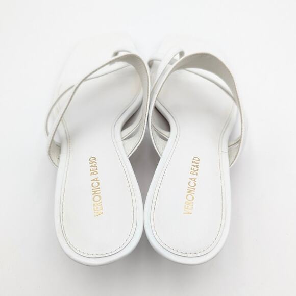 Veronica Beard Alanis Kitten Heel Slide Sandal Women's Coconut Size US9M EU40 - Picture 11 of 14